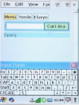 Firma Arama Ekranı