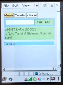 Tahsilat Sonucu