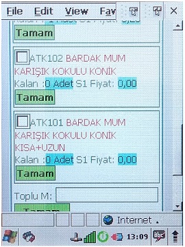 Toplu Ürün Seçimi